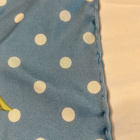 VTG Christian Dior Houndstooth Floral Silk Scarf - Picture 4 of 7